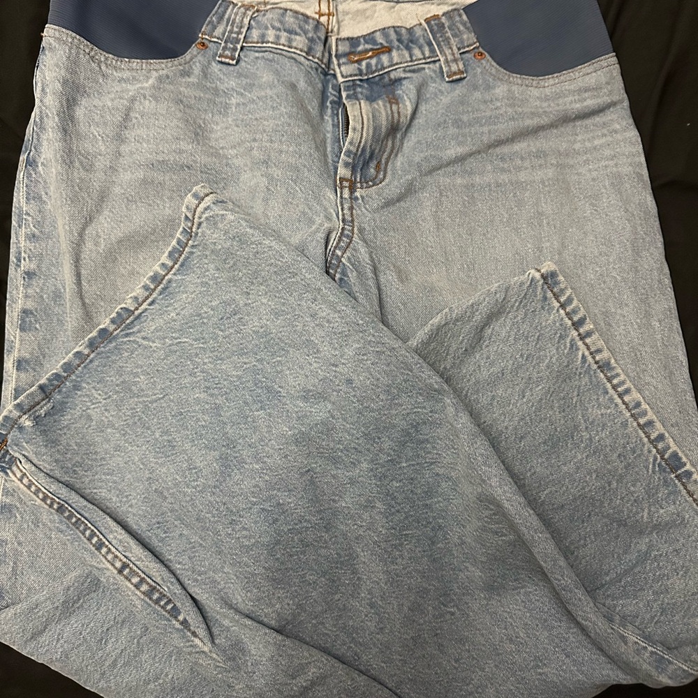 ASOS Maternity Light Blue Mom Jeans